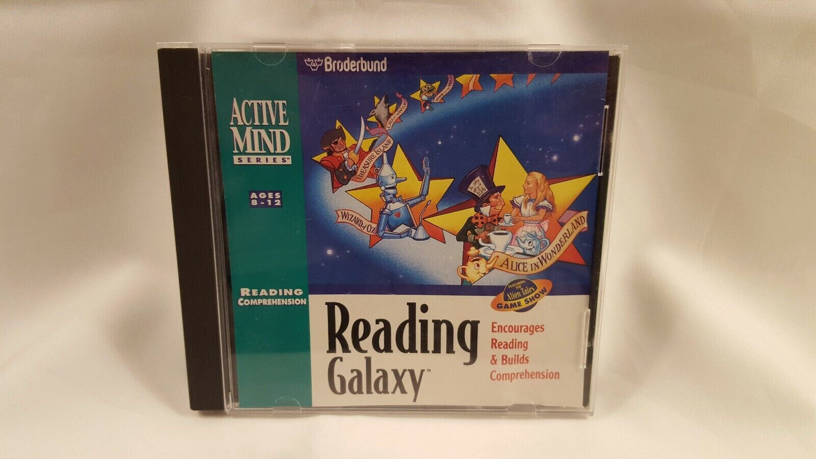 READING GALAXY Reading Comprehension ACTIVE MIND - BRODERBUND / CD-ROM PC & MAC