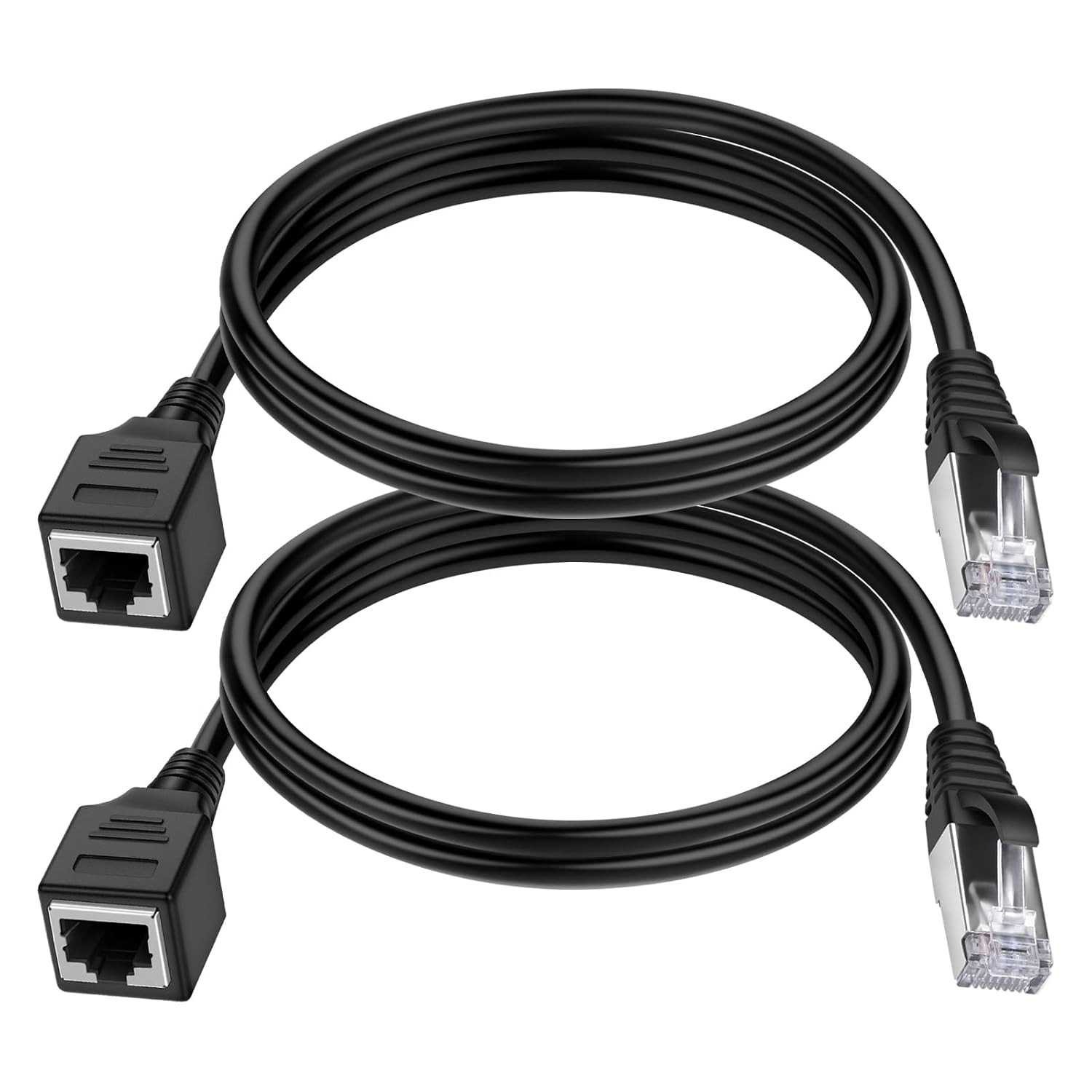 Ethernet Extension Cable 2Pack Ethernet LAN Male to Female Network