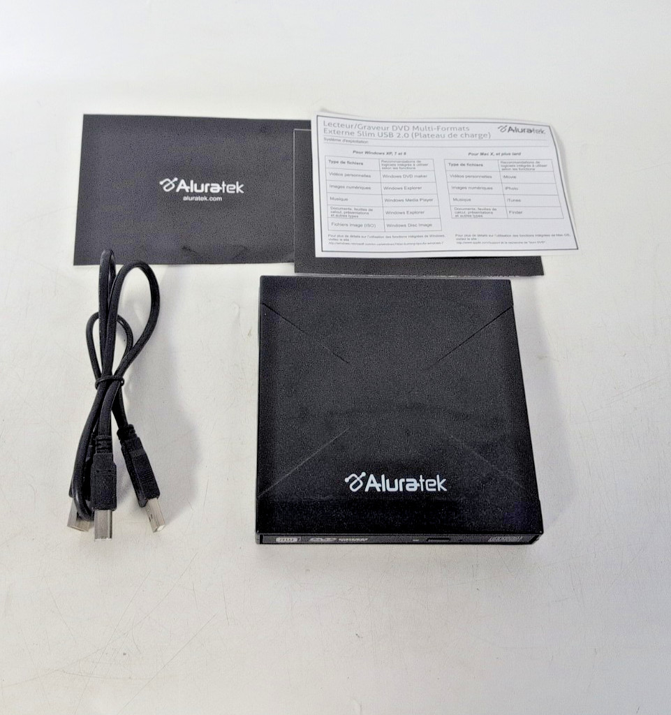 ALURATEX USB 2.0 EXTERNAL SLIM MULTI-FORMATO DVD AEOD100F