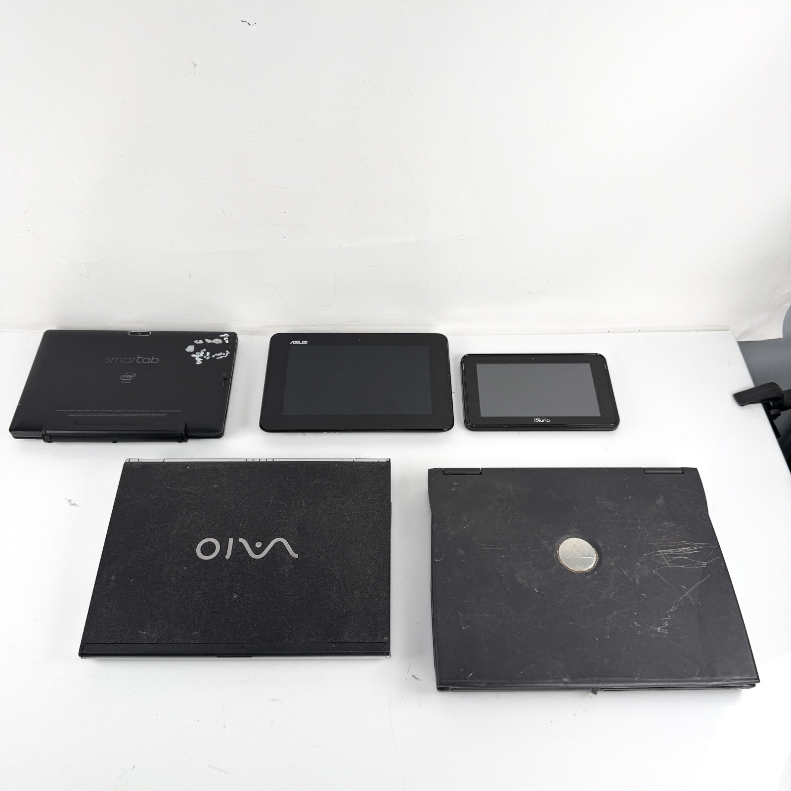 Lot of 5 Untested Laptops and Tablets for Parts or Repair NONE TESTED