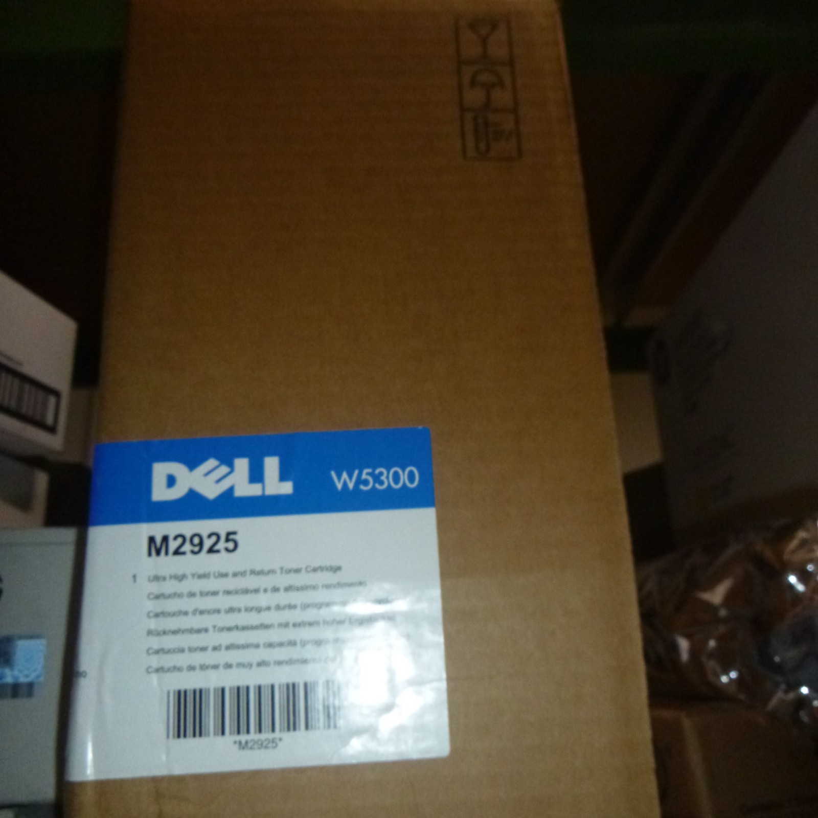 New Sealed Genuine Dell M2925 Black Ultra High Yield Toner Cartridge For W5300