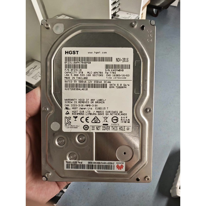HGST HUS726030ALA610 3TB 7200RPM SATA 6Gb/s 128MB 3.5" Enterprise HDD Tested