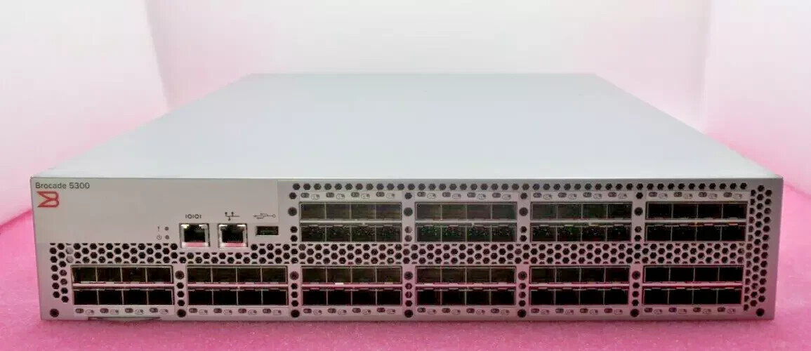 Brocade 5300 5320 80x 8Gb FC SFP Port (80-Active Ports) 2U Switch SN-5320-0008