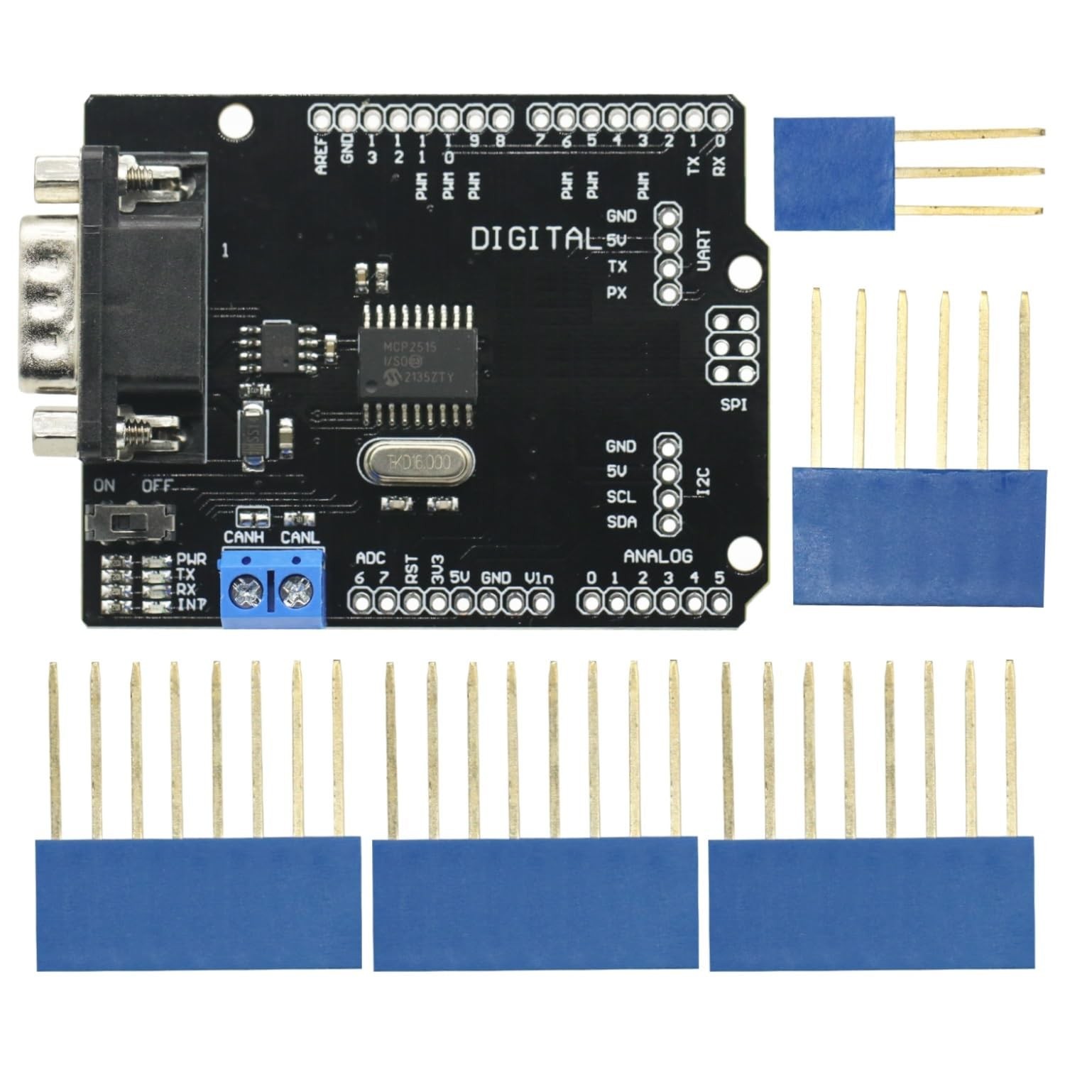 MCP2515 CAN Bus Shield Controller Board Communication Module For Arduino New
