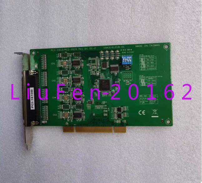 1pc used Advantech PCI-1610B PCI-1612/PCI-1610 REV.D1 01-2  card