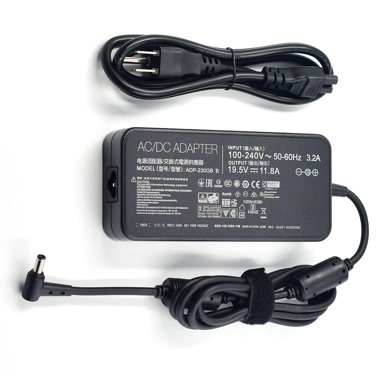 Charger Genuine OEM ADP-230GB B 19.5V 11.8A For ASUS 230W ROG Strix G531GV-DB76
