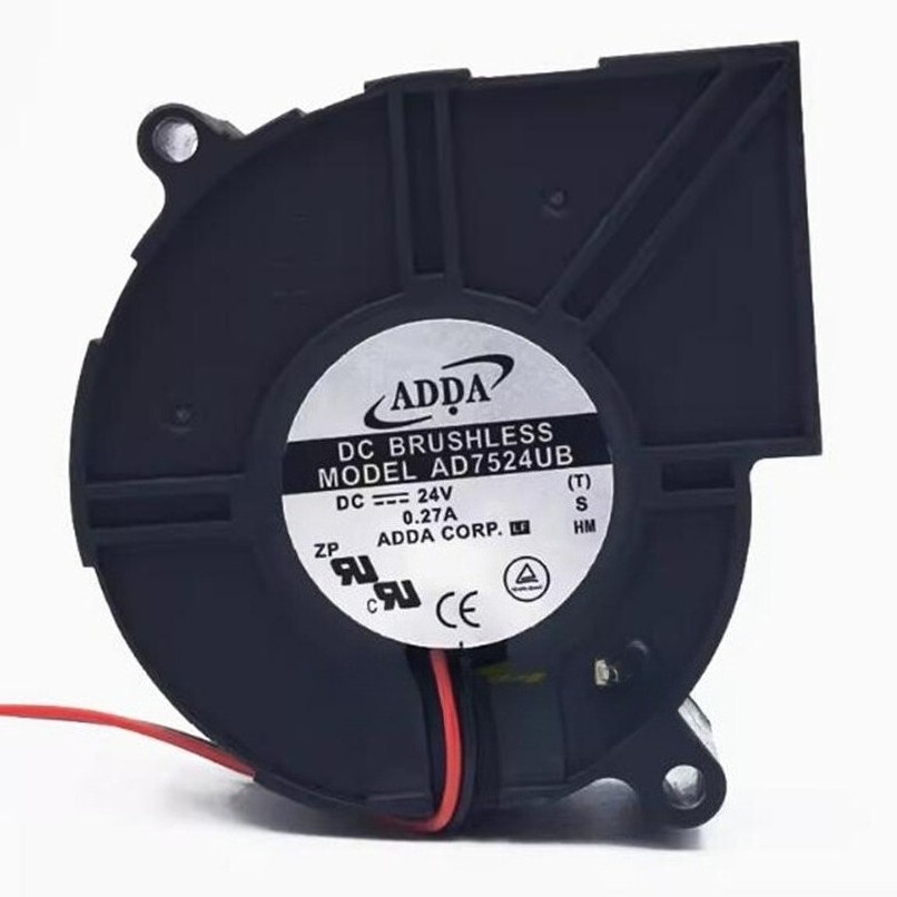 AD7524UB 1PC ADDA 7530 DC 24V 7.5CM 3-wire Projector Inverter Cooling Fan 0.27A