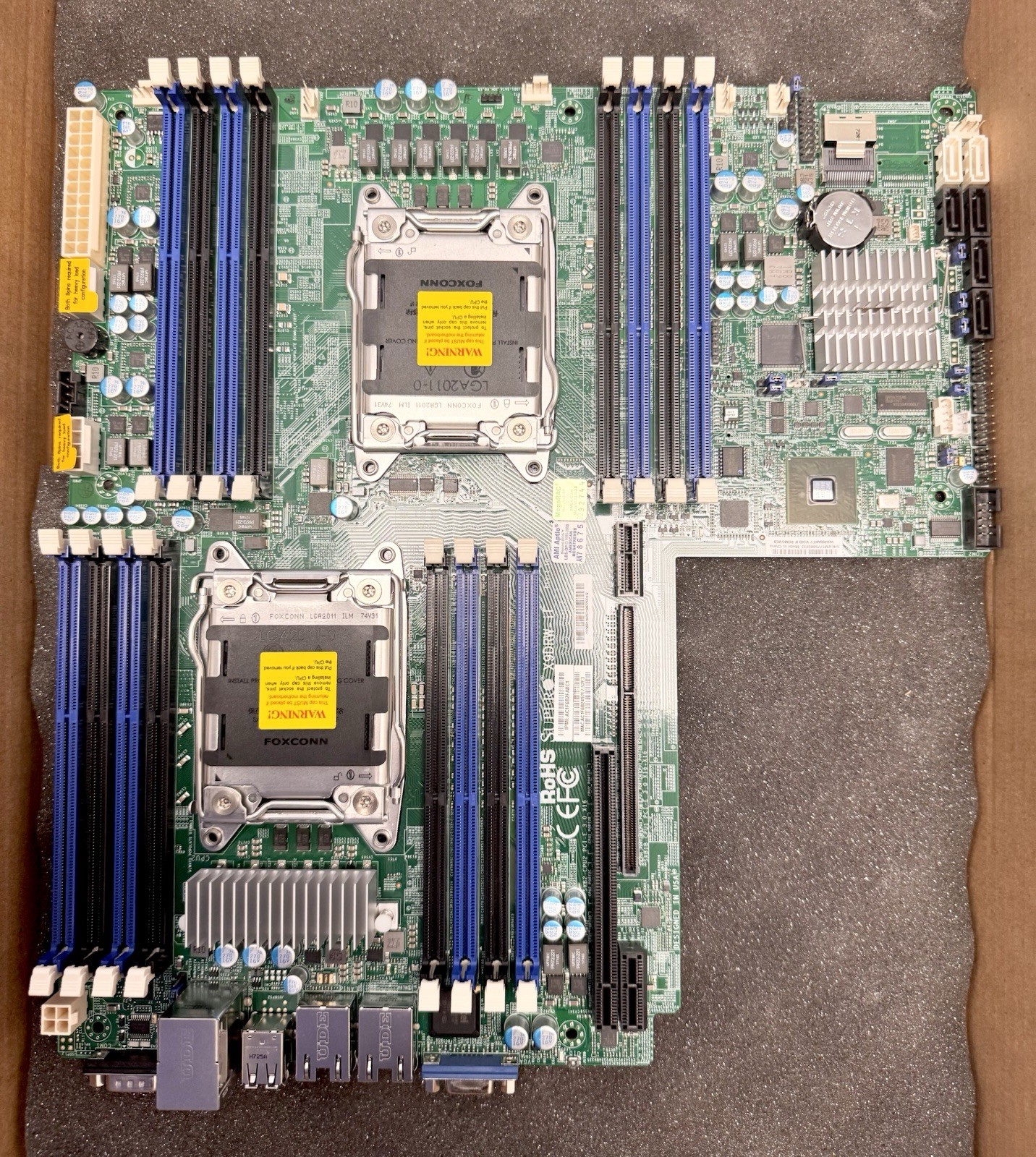 Supermicro X9DRW-IF Dual Intel Socket LGA2011 DDR3 Motherboard - USED WORKING