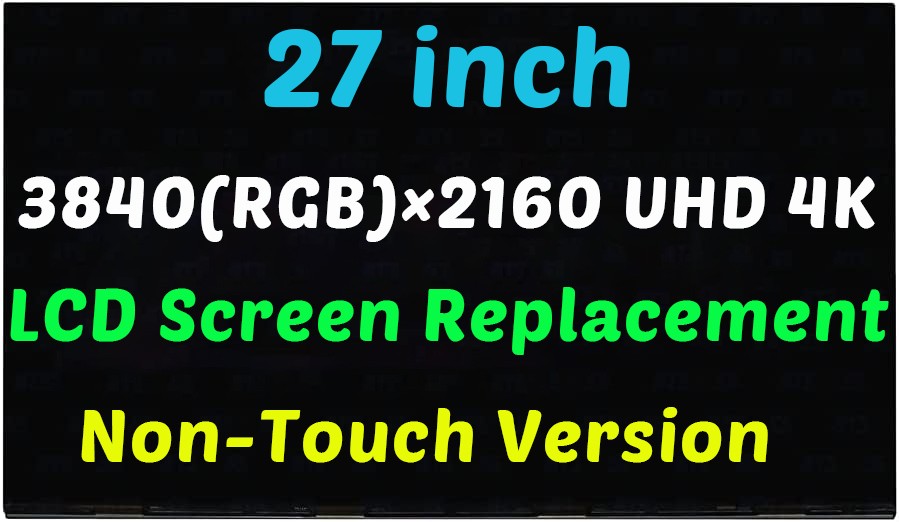 27" FRU 5D10W33964 4K LCD Screen Display Panel Replacement for Lenovo All in one