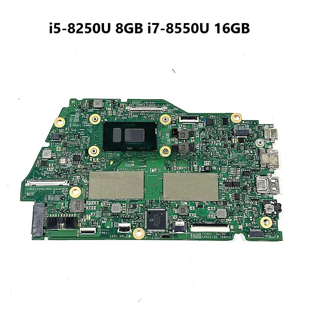 16839-1 For Dell Inspiron 13 7370 7373 Motherboard CPU i5-8250U i7-8550U 8G/16G