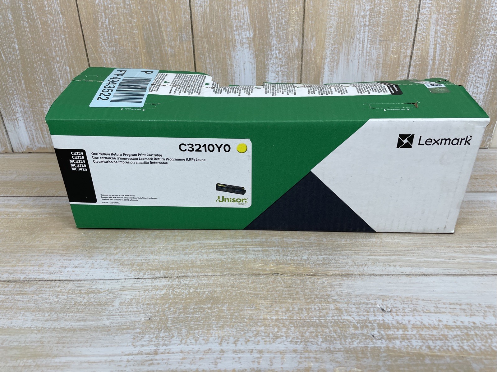 Genuine Lexmark C3210Y0 Yellow Color Toner Cartridge *New Open Box