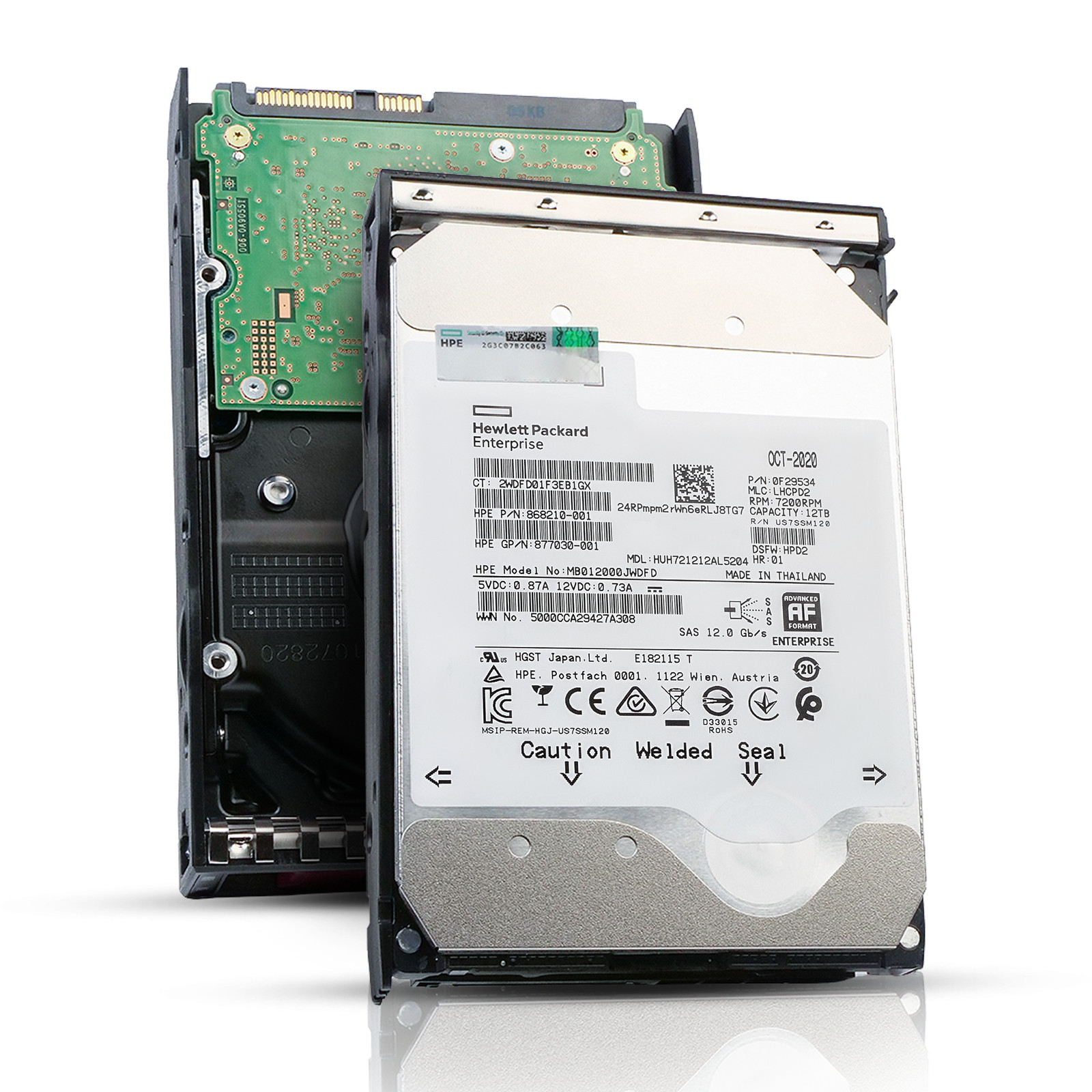 HP Generation 11 12TB 877030-001 7.2K RPM SAS 12Gb/s 512e 3.5" Enterprise HDD