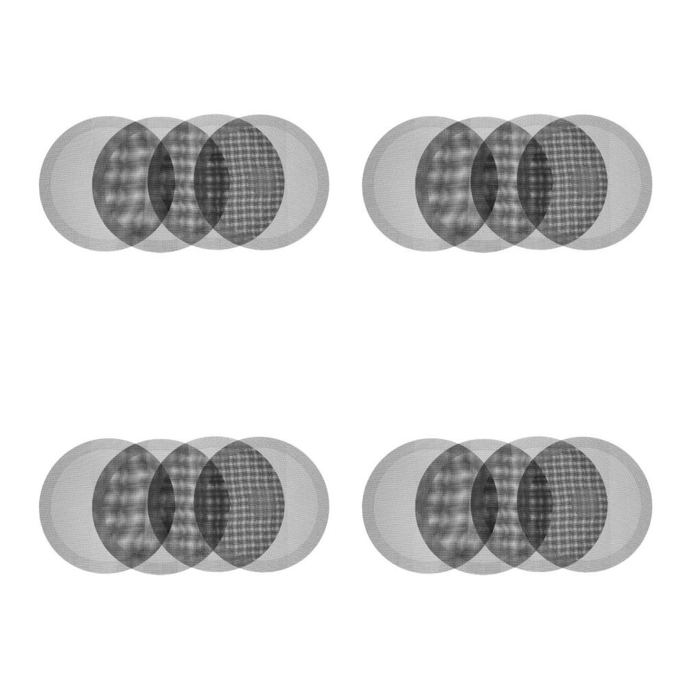 16Pcs Reusable Nylon Dust Covers for Game Console Dual Sided Fan Mesh Filter