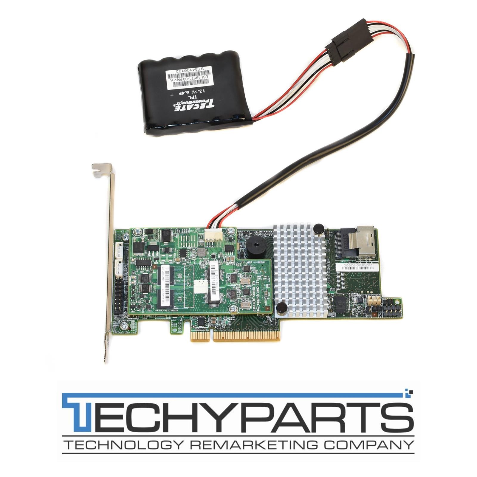 LSI Logic LSI9266-4I Megaraid Internal SAS 6Gbps RAID Controller Card w/ Battery