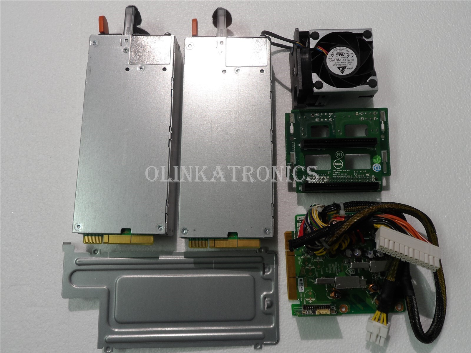DELL DUAL HOT SWAP POWER SUPPLY 1100W & DISTRIBUTION BOARD POWEREDGE SERVER R520
