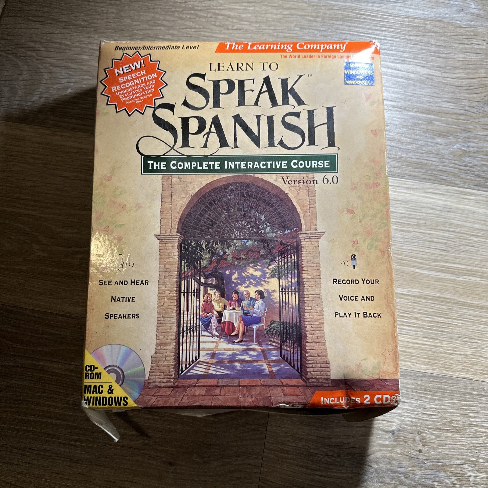 The Learning Company Learn to Speak Spanish 6.0 Complete Set