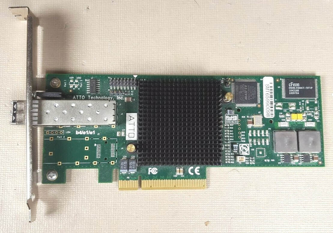 ATTO FC-81EN  8Gb/s Fibre Channel PCIe 2.0 Host Bus Adapter ( includes SFP ) 