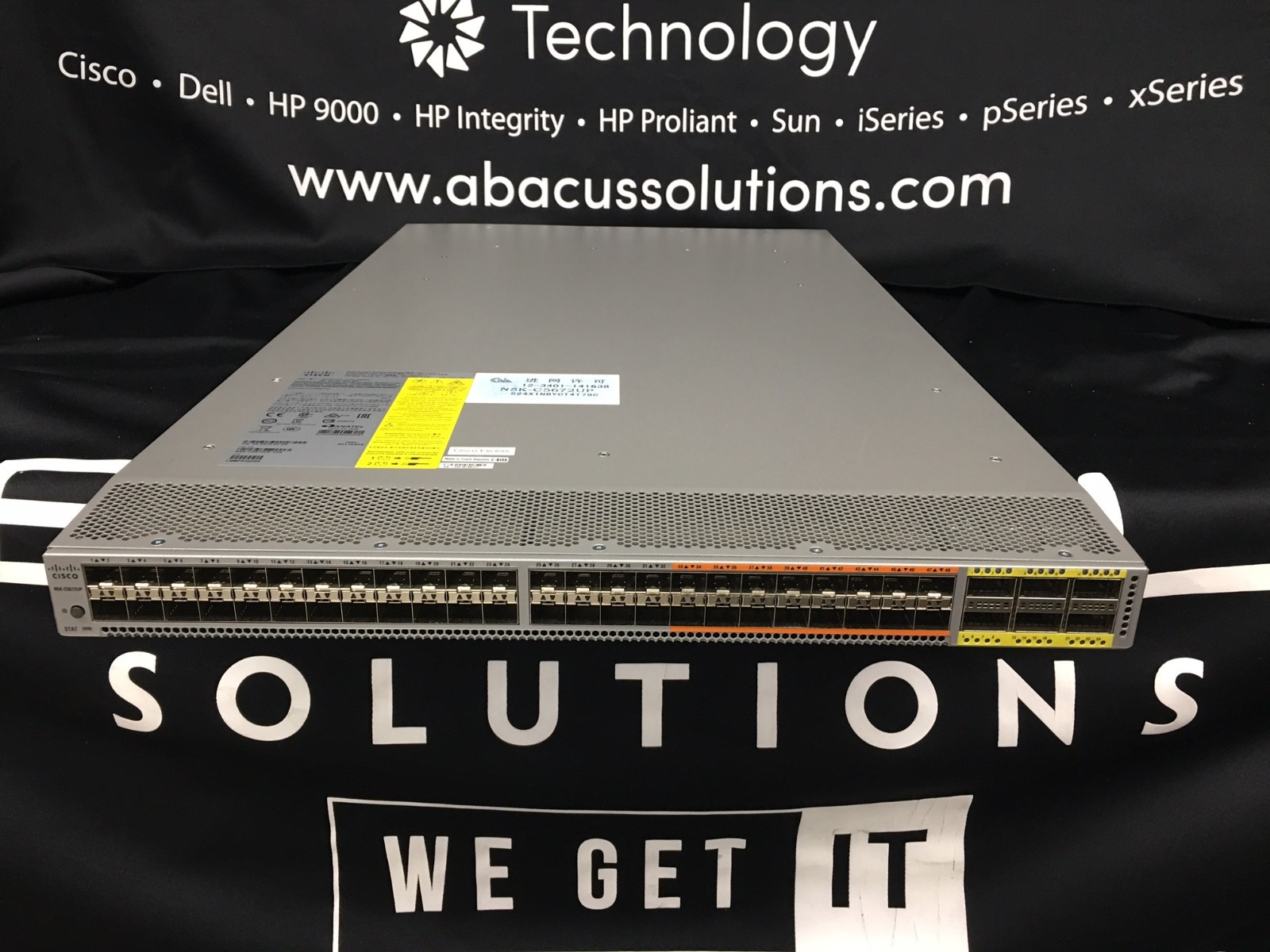 Cisco Nexus N5K-C5672UP 5672UP 1RU, 32X10G SFP+, 16PXUP SF Fully Tested