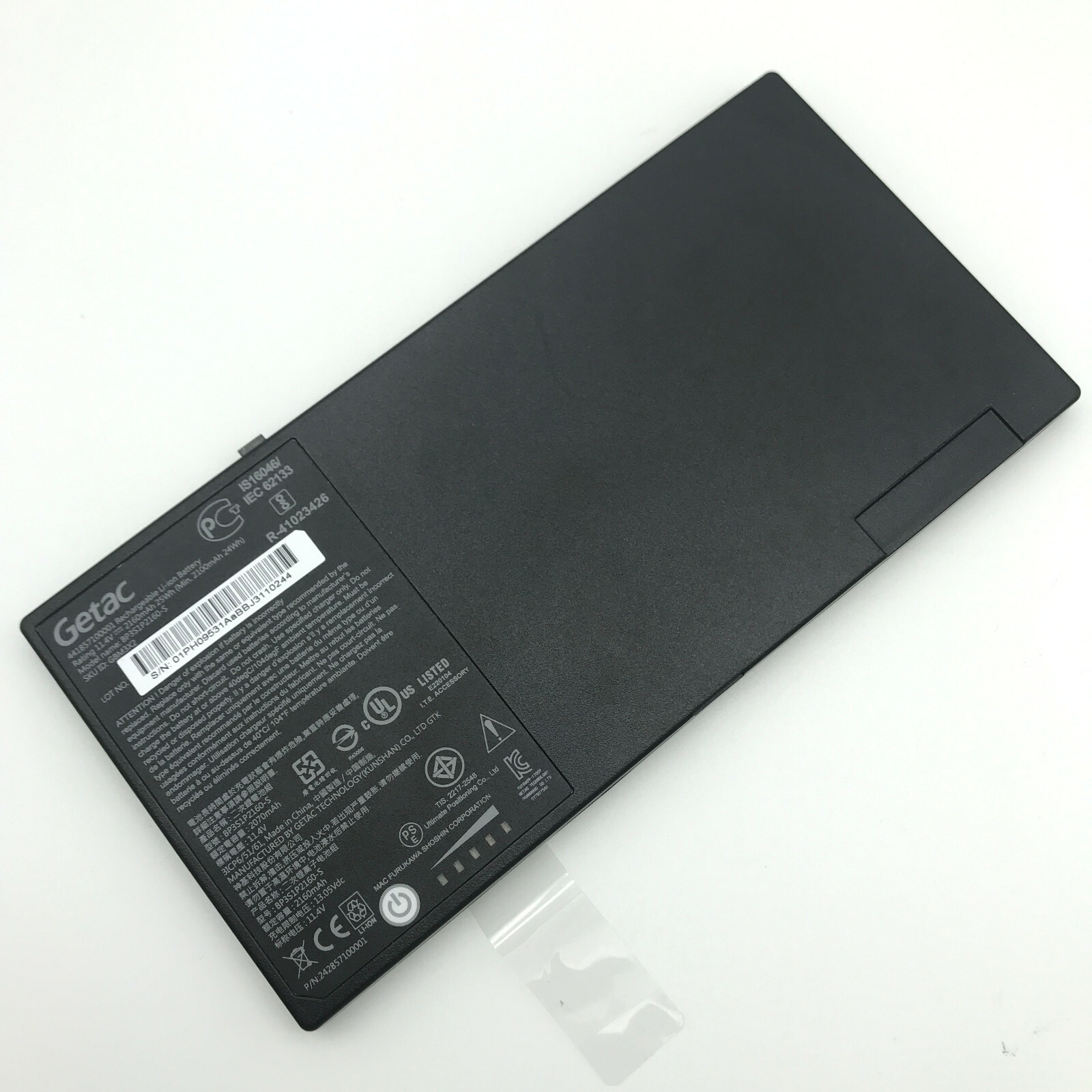 New   BP3S1P2160-S   Battery for Getac F110 Tablet PC 441857100001 24Wh