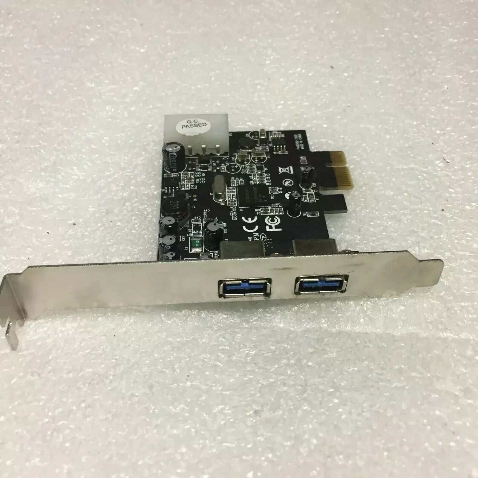 StarTech Dual-Port USB 3.0 PCIe x1 Adapter Card P/N: PEXUSB3S2 Tested Working