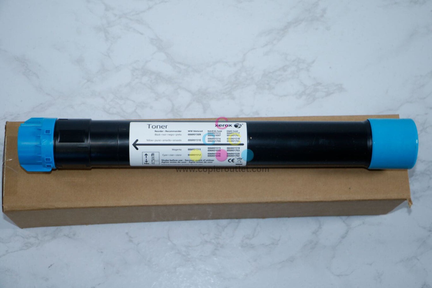 Xerox Cyan Toner Cartridge WorkCentre 7525/7530/7535/7545/7556/7830/ 7855