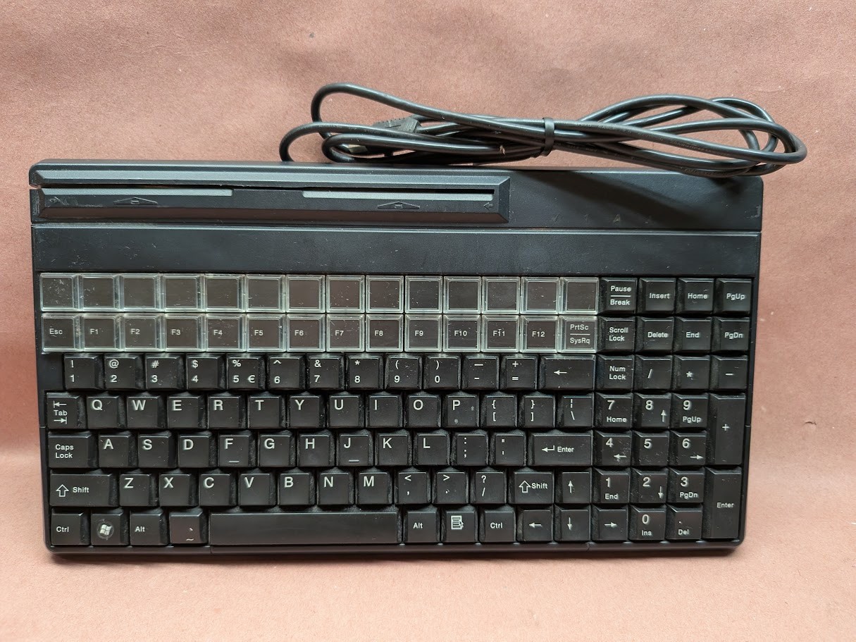 Cherry SPOS Qwerty Keyboard Terminal Card Reader - G86-62410EUAGSA-/00     