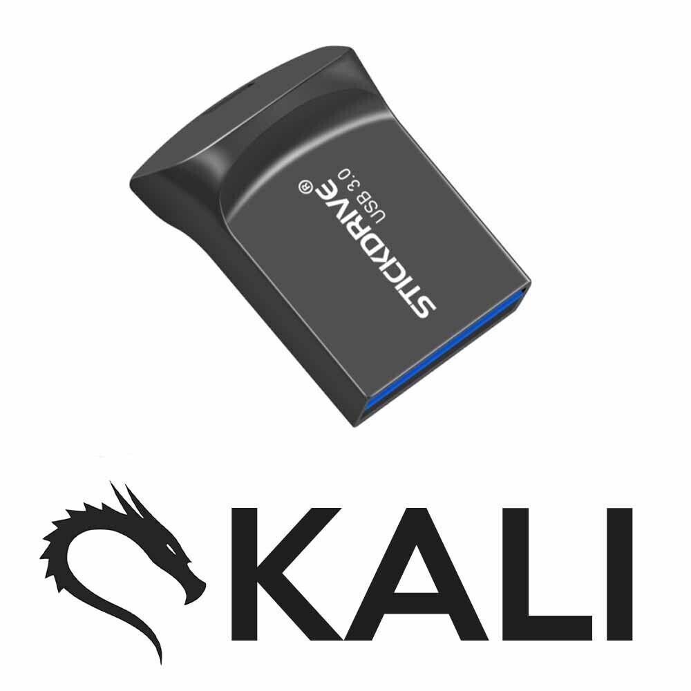 Kali Linux - 32 Gb USB 3 Drive - Everything  11GB of files -  Live Boot OS - 64x