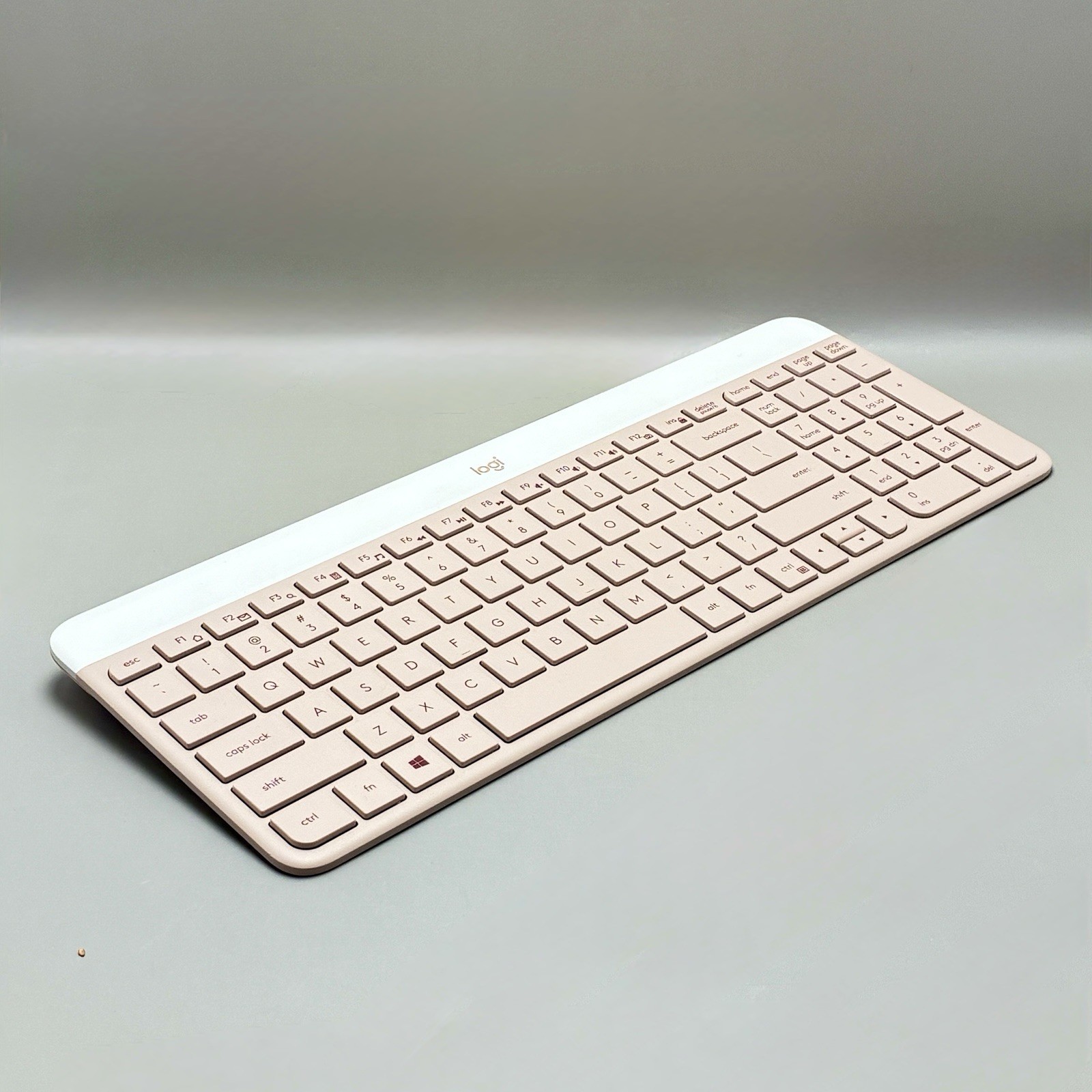 Logitech K470 Slim Wireless Keyboard Rose Pink w/ Number Pad - No Receiver