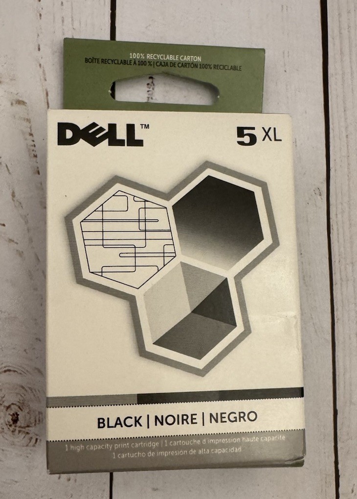 Dell Printer Ink Cartridge Black 5 XL Series NIB Sealed Box M4640 CHARITY