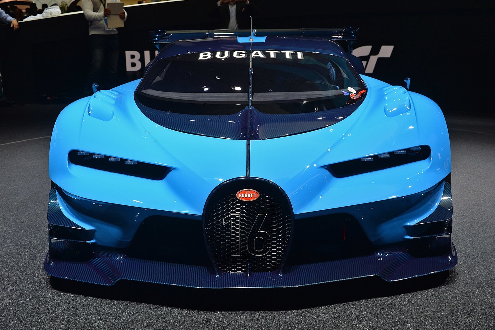 Cars 2015 bugatti concept gran turismo videogames Desk Mat Stitched