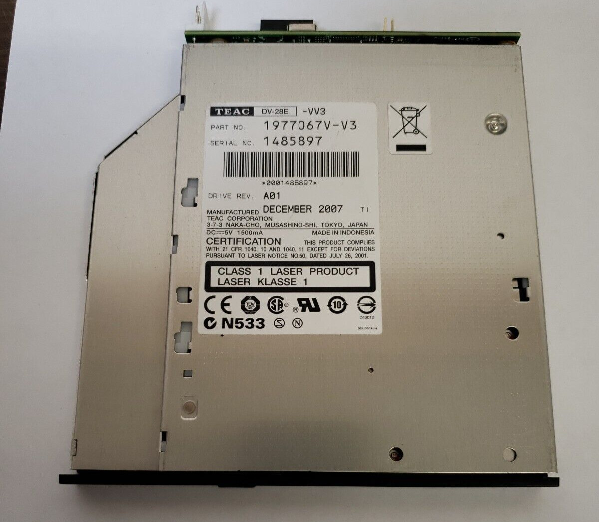 New SuperMicro TEAC DV-28E DVD/CD IDE Drive 1977067N-93 R-93 US Seller