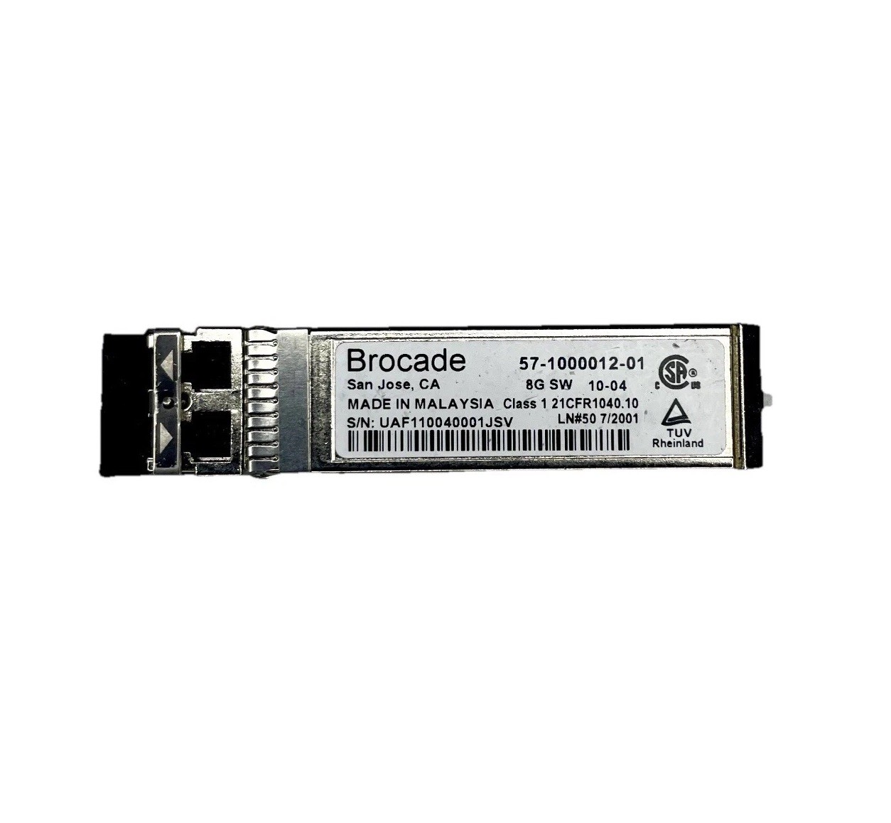Brocade 8G SW Optical Transceiver 57-1000012-01 850nm SFP