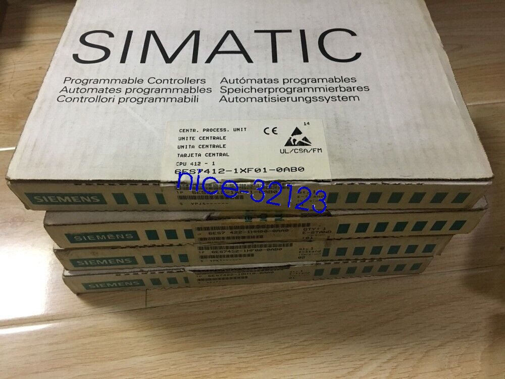 6ES7412-1XF01-0AB0  6ES7 412-1XF01-0AB0 New In Box 1PCS  Free Expedited Ship