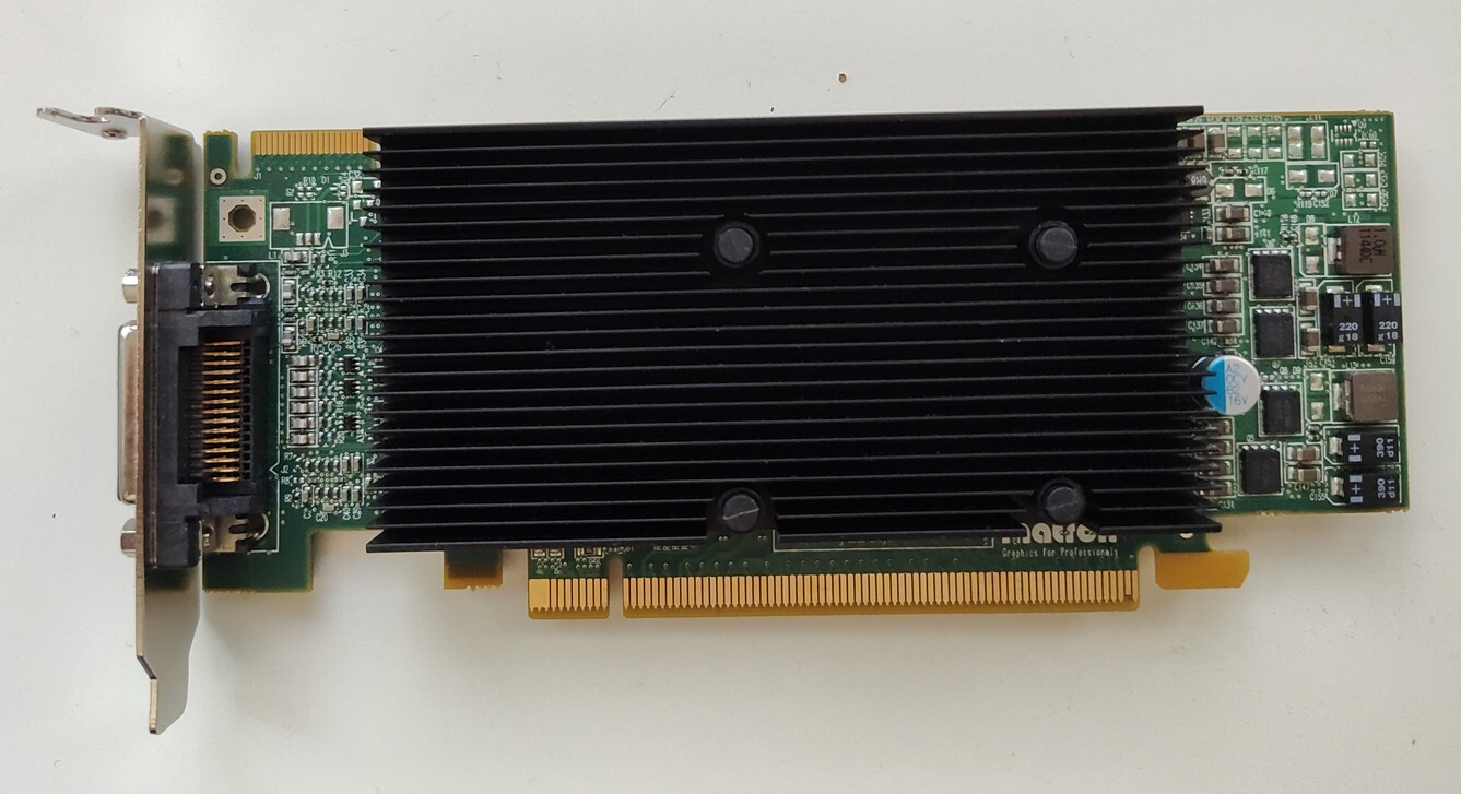 Matrox M9120 Plus LP PCIe 512MB M9120-E512LPUF USED