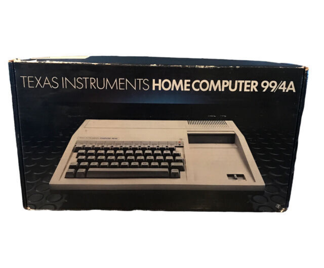 Vintage Texas Instruments TI99/4A Home Computer In Original Box Tested & Working