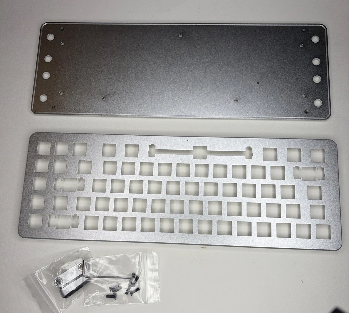 Drop ALT Enclosure Keyboard Aluminum Case MDX-34726-10, Silvery