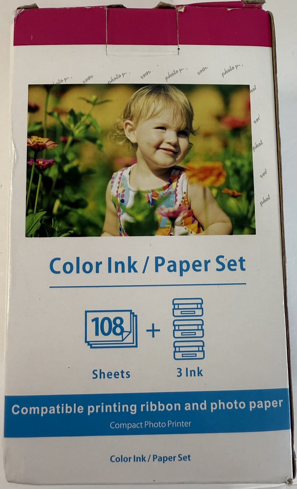 KP-108IN Color Ink Paper Set 4x6 for Canon Selphy CP1300 1200 910 1500 Lot NEW