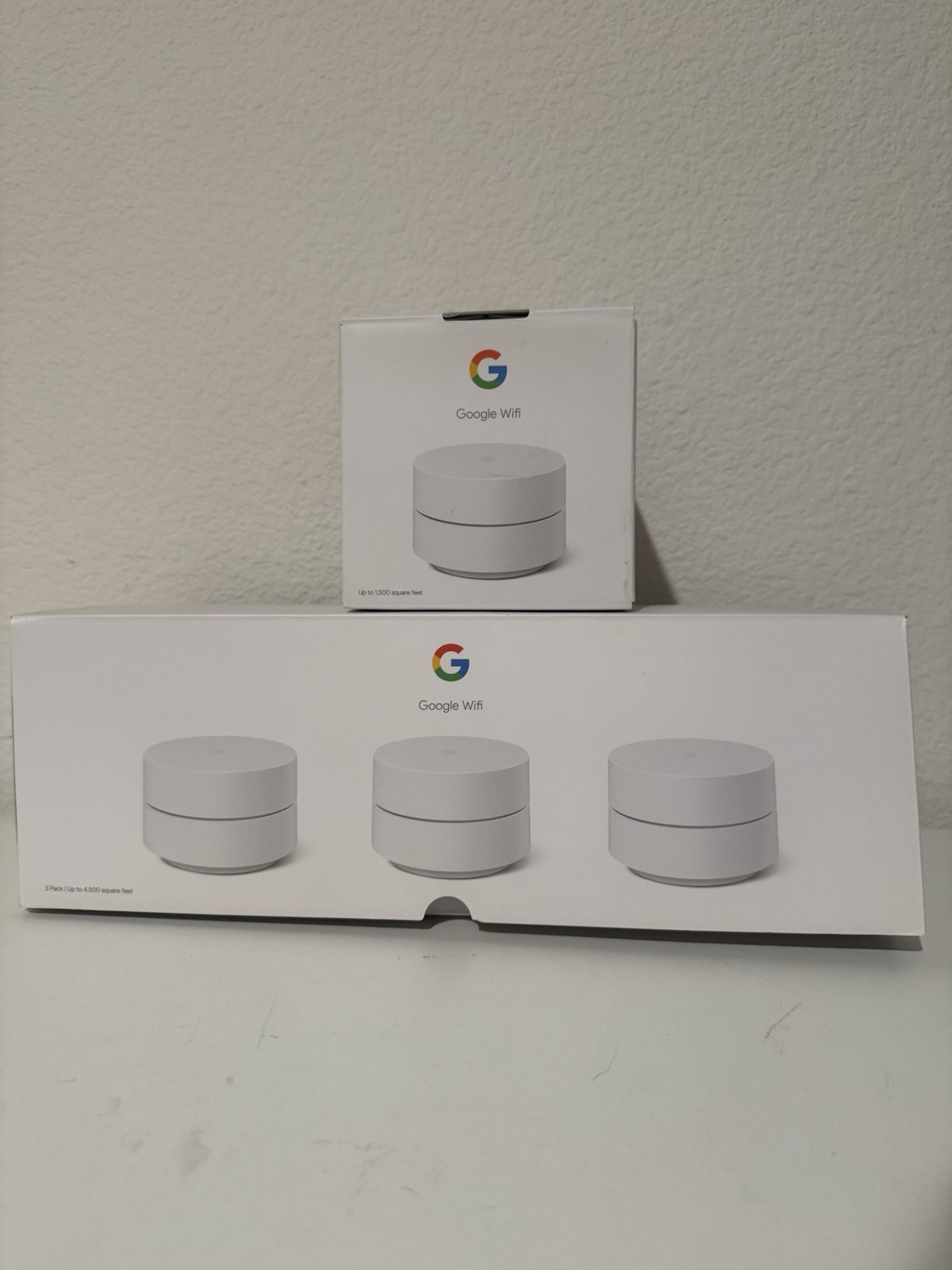 Google WiFi Mesh Wifi 3 Pack AC1200 GA02434-US + 1 pack