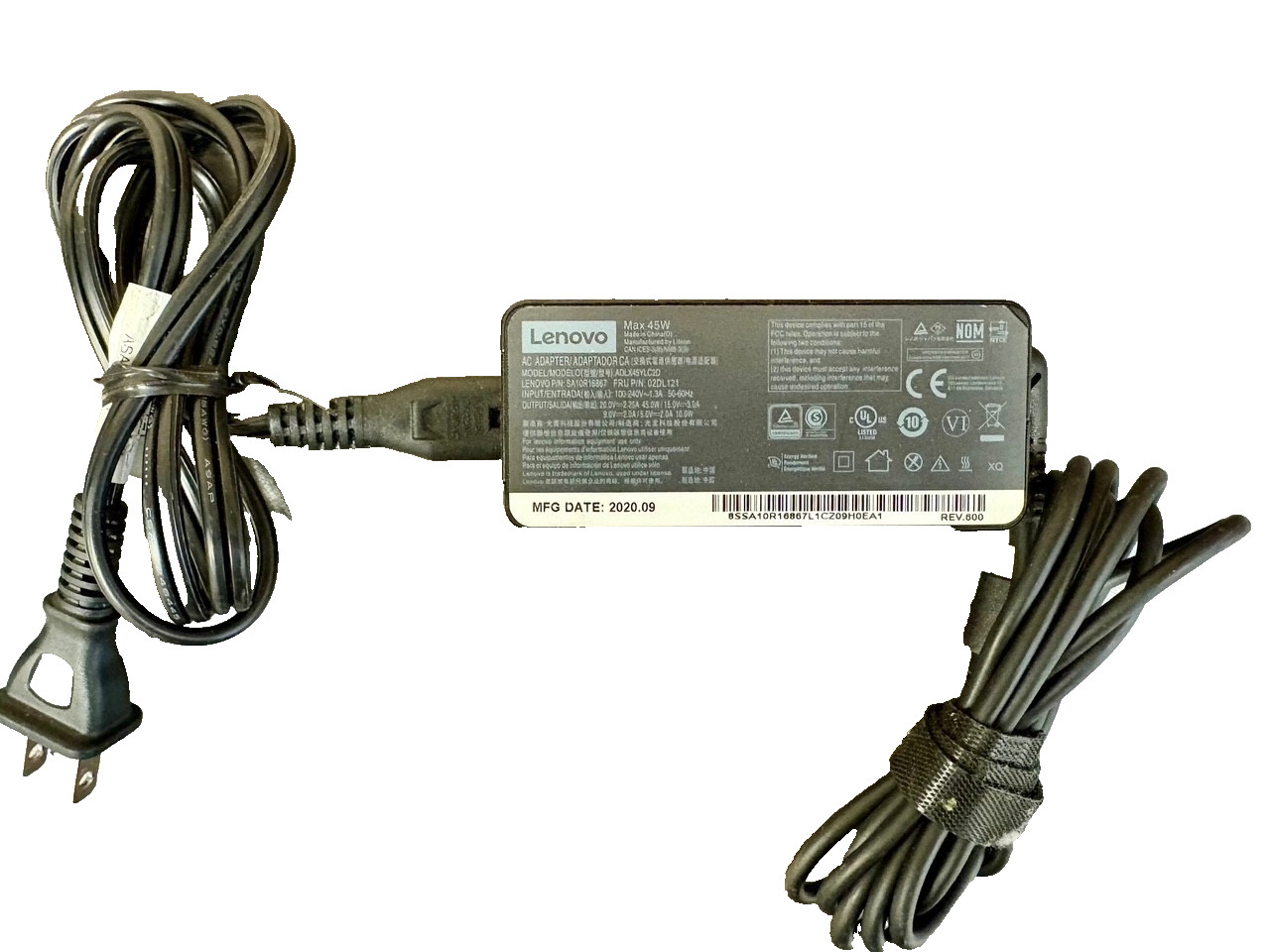 Lot of 25 Genuine LENOVO 45W USB-C 20V 2.25A  AC Power Adapter Wholesale