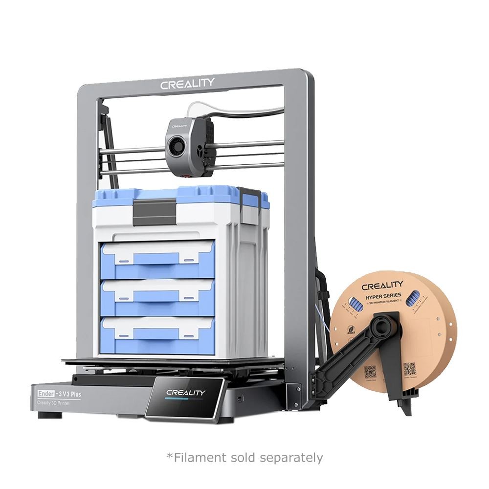 Creality - Ender 3 V3 Plus 3D Printer 4.3 Color LCD Screen Automatic Leveling