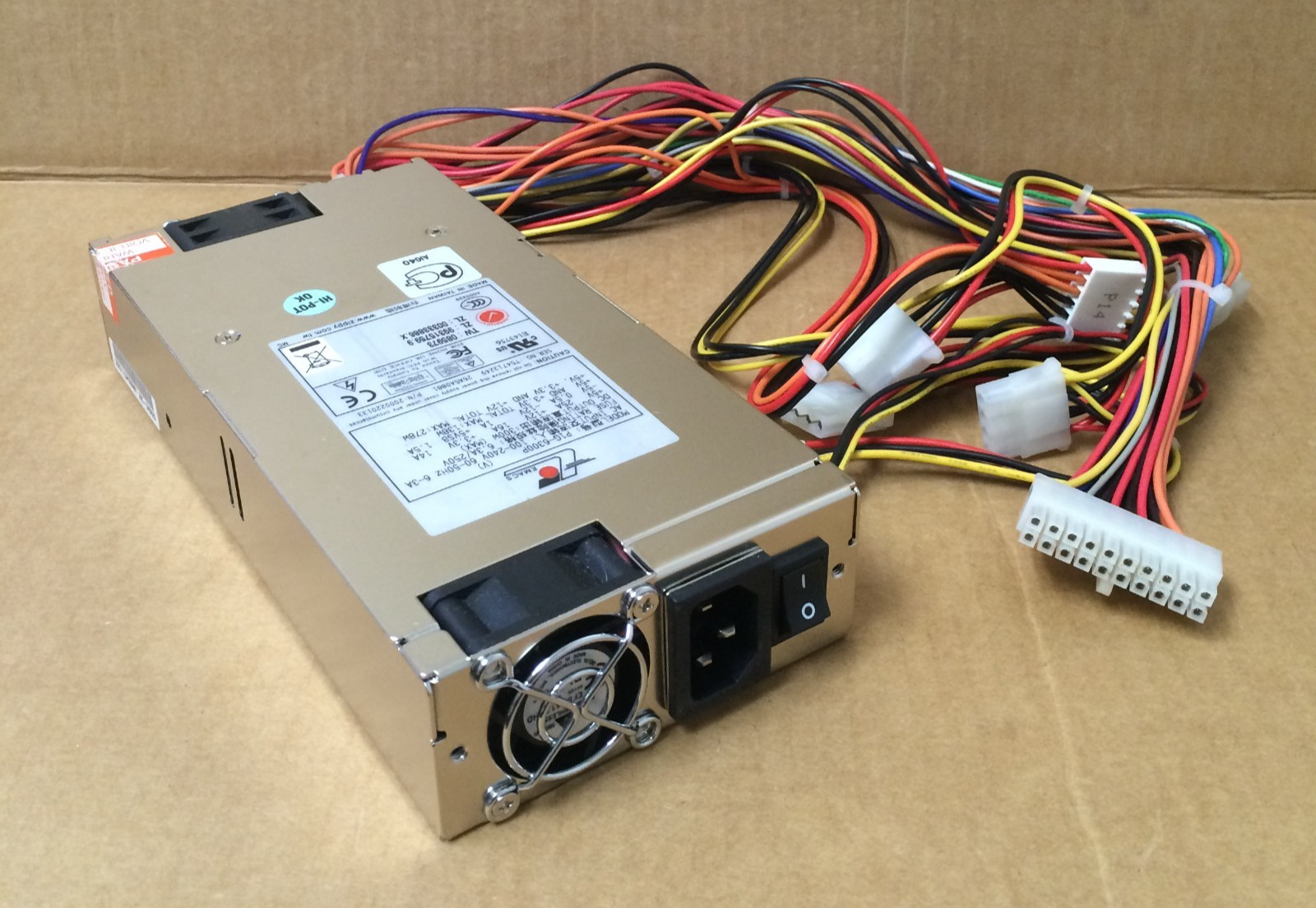 Zippy/EMACS 300 Swiching Power Supply, Model# P1G-6300P, 