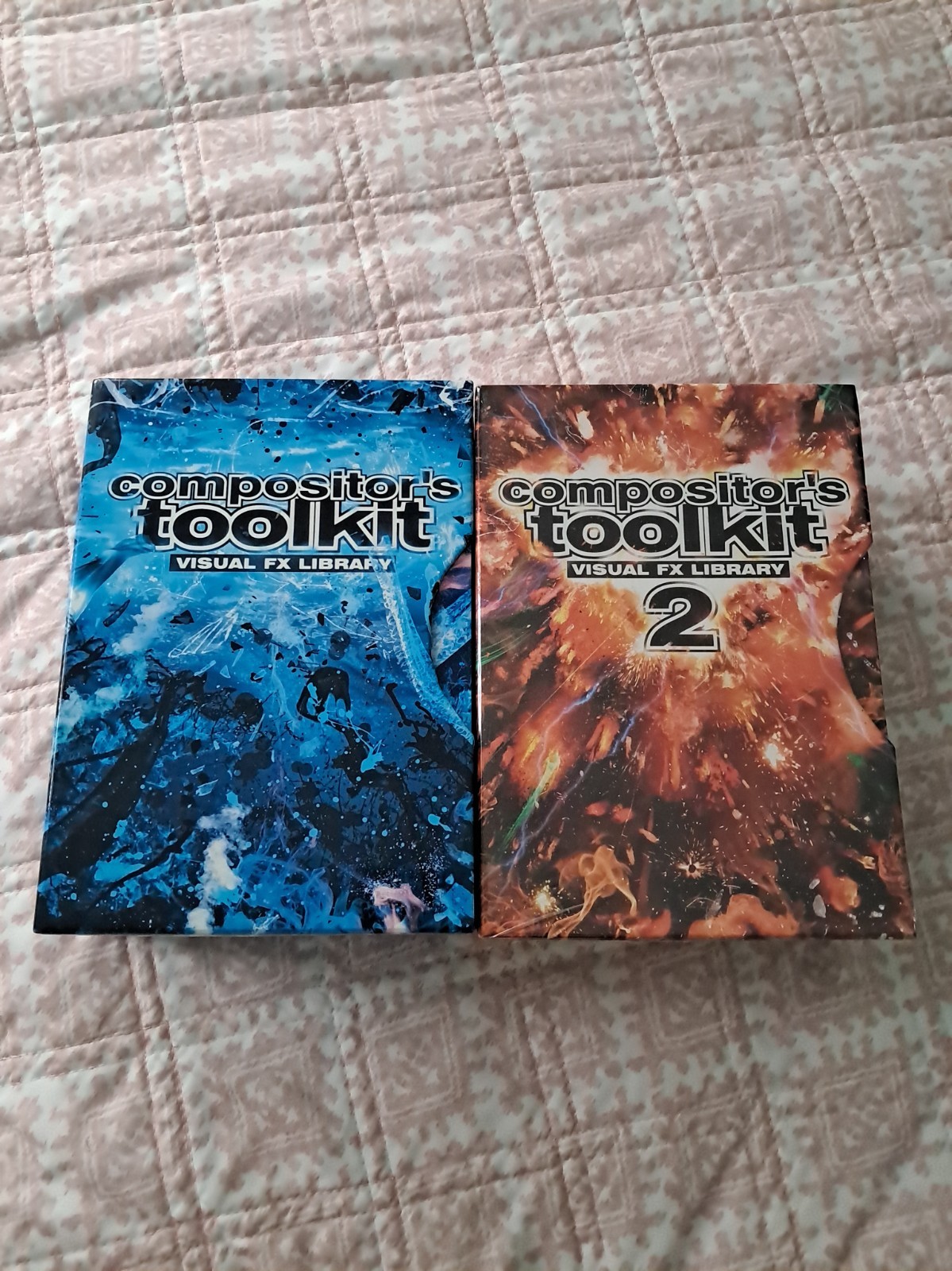 Lot Of 2 Digital Juice Compositor's Toolkit Visual FX Library I & II Box Sets