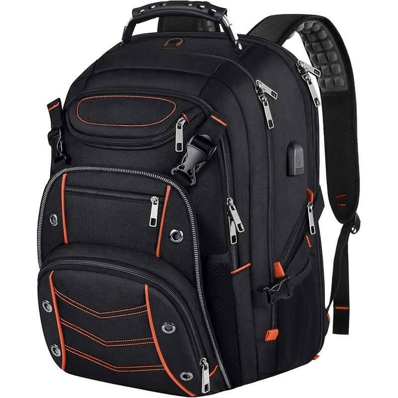 Large Travel Laptop Backpack Gaming TSA Friendly RFID USB Charge Water Resistant