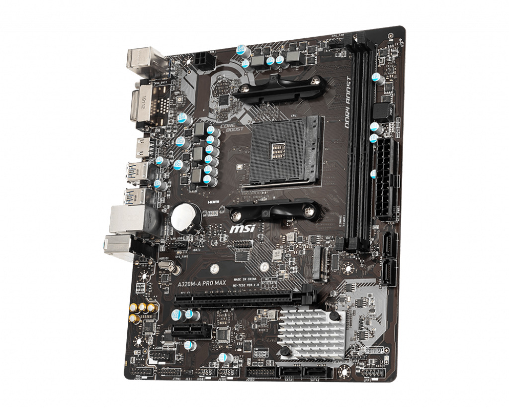 For MSI A320M-A PRO MAX Motherboard AMD AM4 DDR4 Mainboard