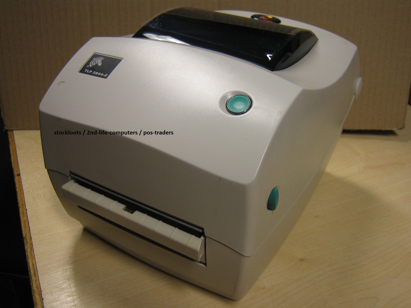 Zebra TLP 3844-Z Direct Thermal Transfer Barcode Label Printer USB POS + Peel