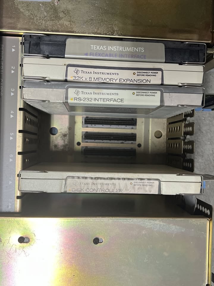 TI-99/4A Computer, Fully Loaded Peripheral Expansion Box (PEB) Local Pick UpOnly