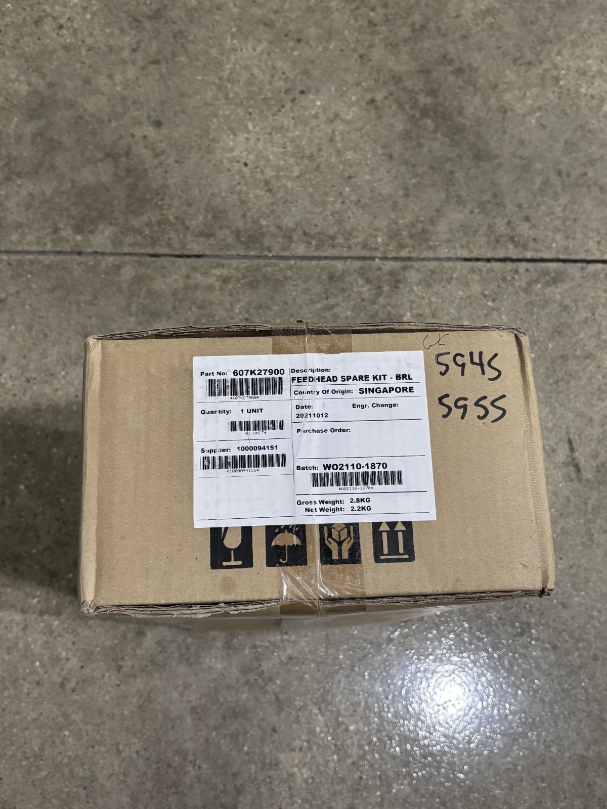 XEROX 607K27900 5945/5955 Feedhead Spare Kit New in Box