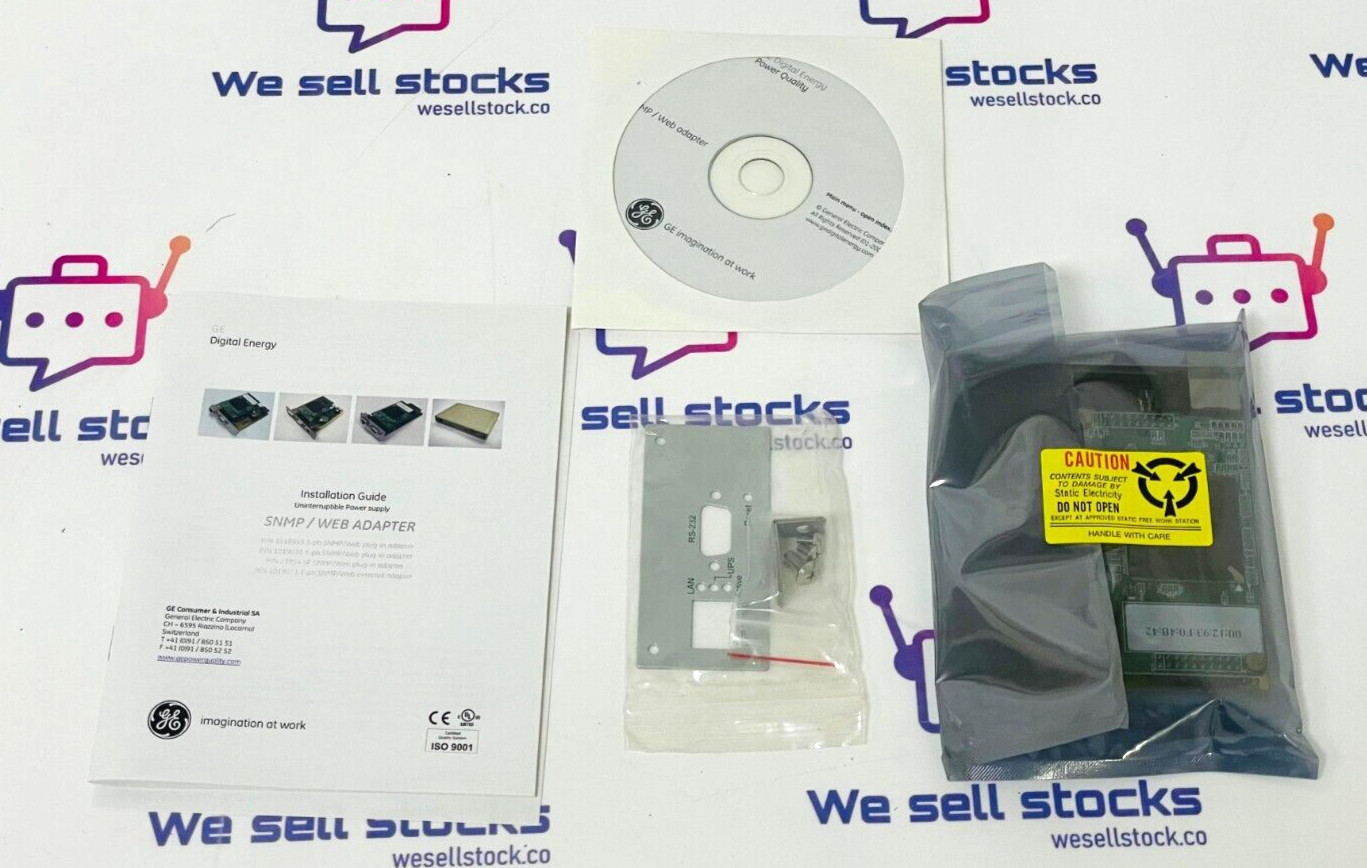 GE DIGITAL ENERGY 1018959 SNMP/WEB Plug In Adapter