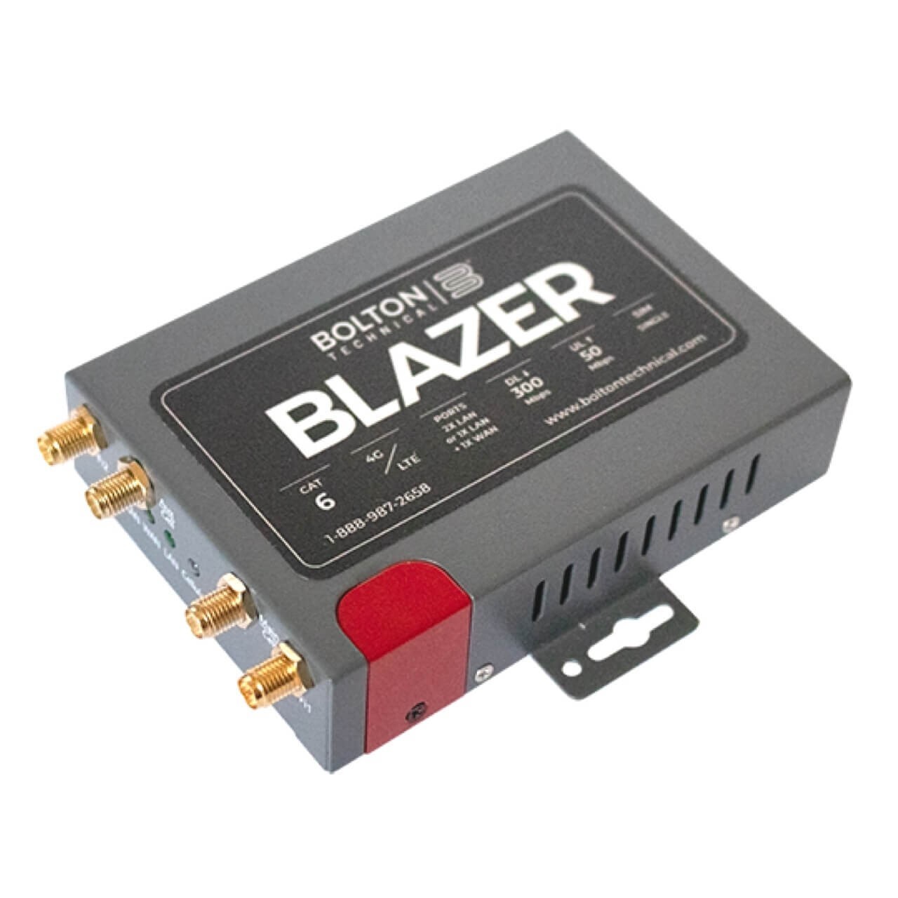 The Bolton Blazer 4G LTE Cellular Router (Single SIM. CAT6 LTE. 2X LAN)