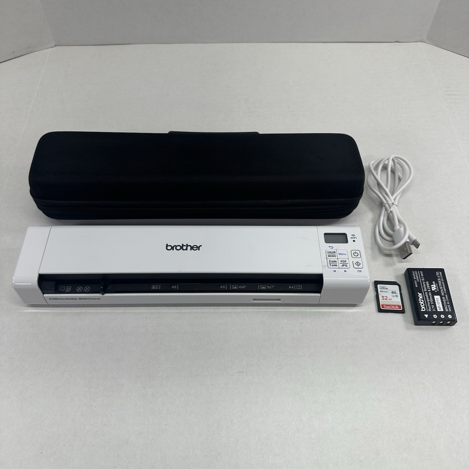 Brother DS-920DW DSmobile Wireless Duplex Mobile Portable Scanner Wifi (Tested)